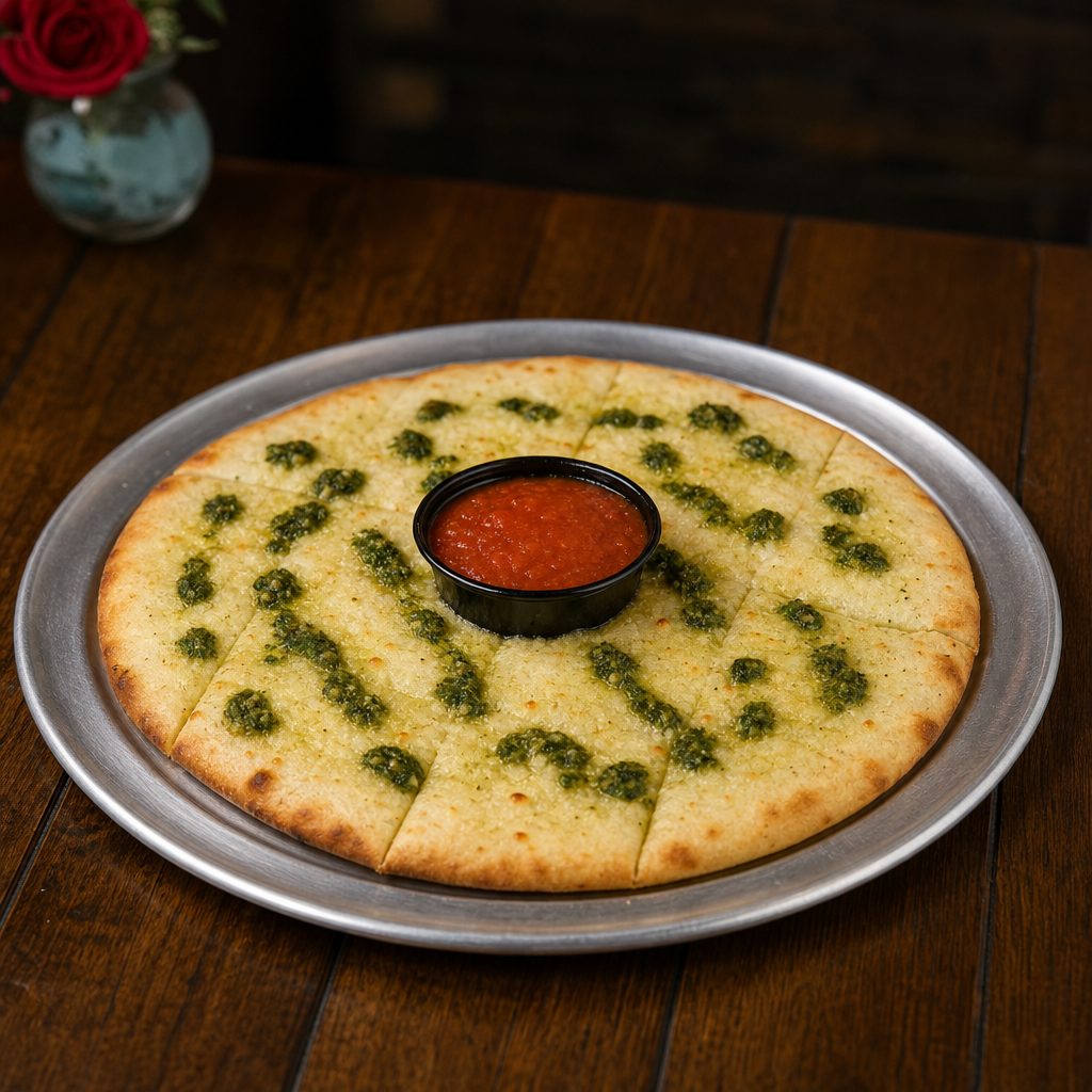 GF Gluten Free Garlic Flat Bread.