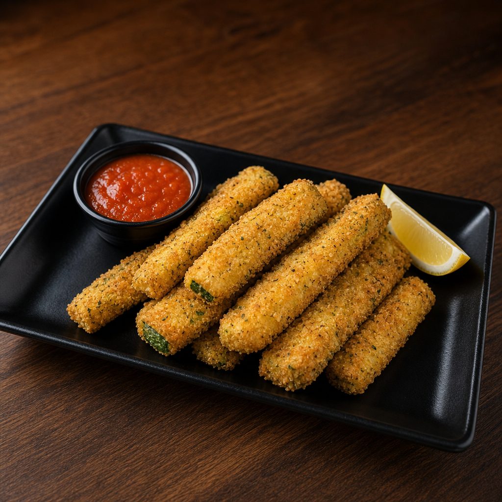 GF Gluten Free Zucchini Sticks.
