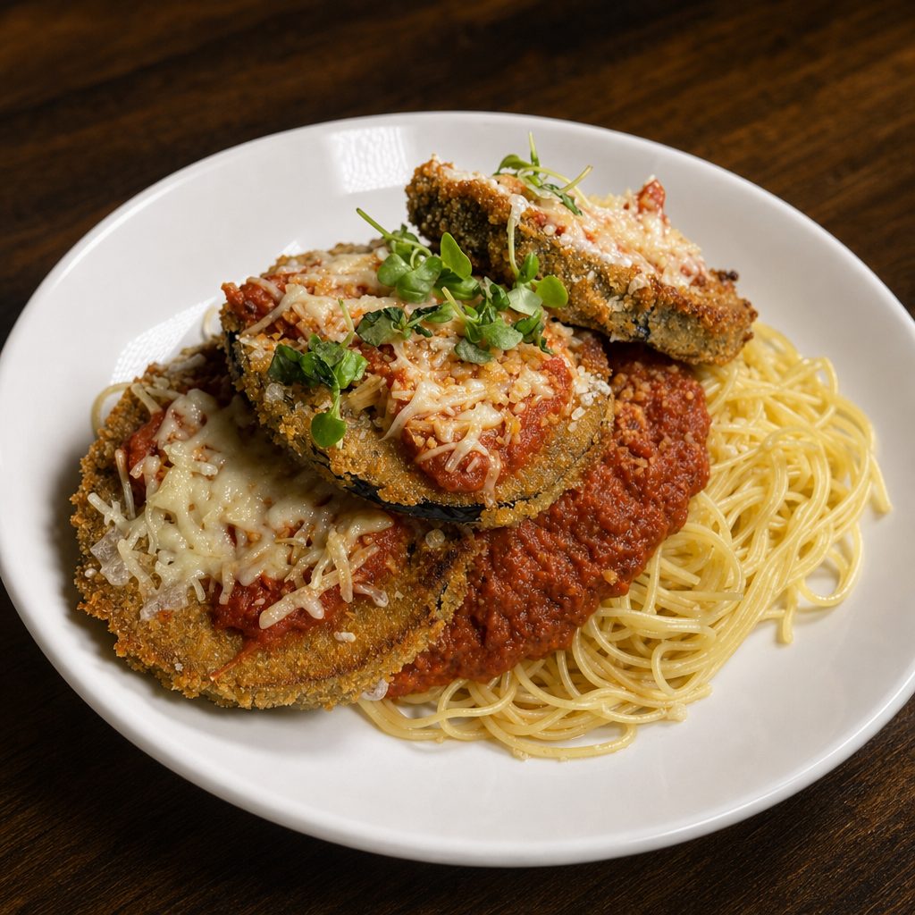 Eggplant Parmesan.