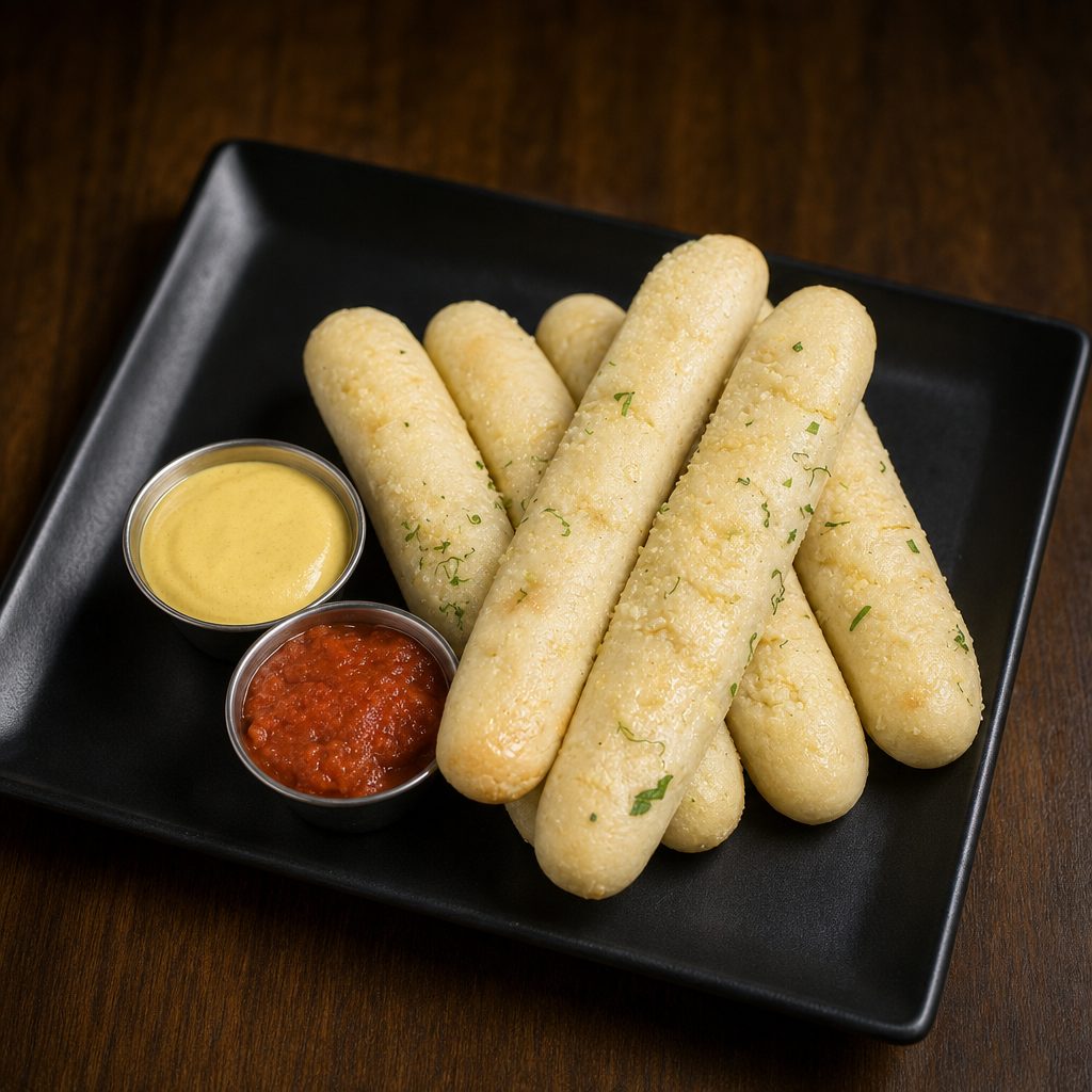 Garlic Breadsticks.