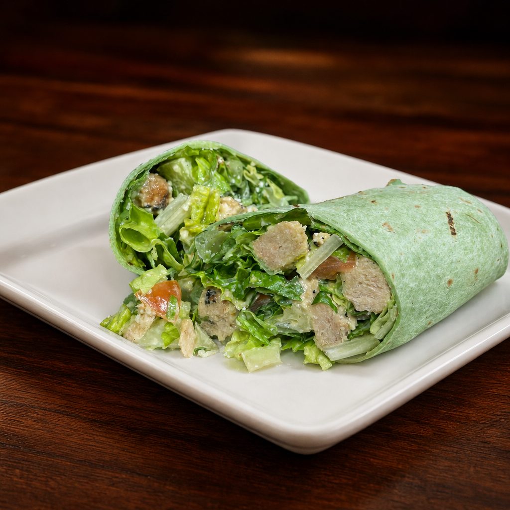 Chick'n Caesar Wrap.
